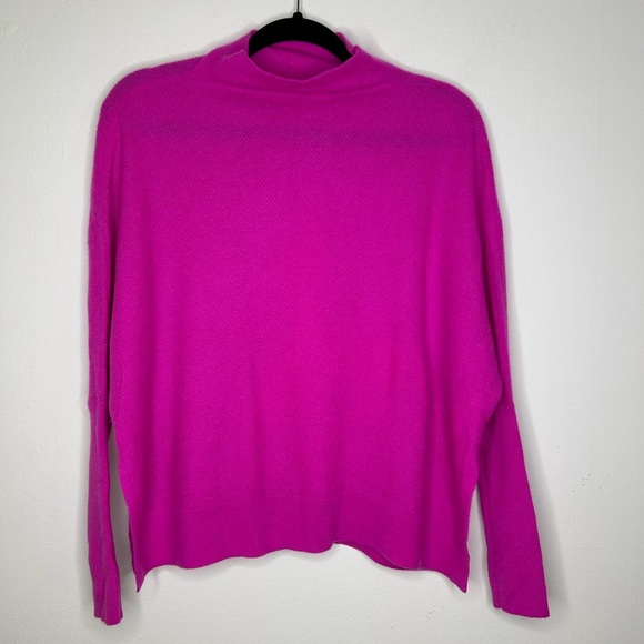 NWOT Anthropologie Maeve Cashmere Pink Long Sleeve Sweater Size Small - Picture 1 of 7